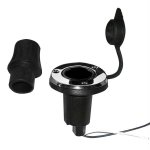 Perko Locking Collar Pole Light Mounting Base - 2 Pin - Round -
