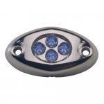 Innovative Lighting Courtesy Light - 4 LED Surface Mount - Blue