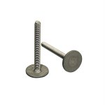Weld Mount 1.25" Tall Stainless Panel Stud w/0.62" Bas