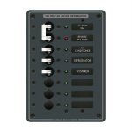 Blue Sea 8027 AC Main +6 Position Breaker Panel (White Switche