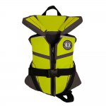 Mustang Lil' Legends 100 Child Vest - 30-50lbs - Gray/Flouresent