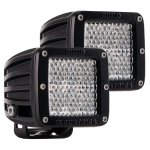 Rigid Industries D-Series D2 - 60° Diffused - Pair - Black