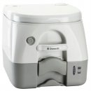 Dometic - 974 Portable Toilet 2.6 Gallon - Grey w/Brackets